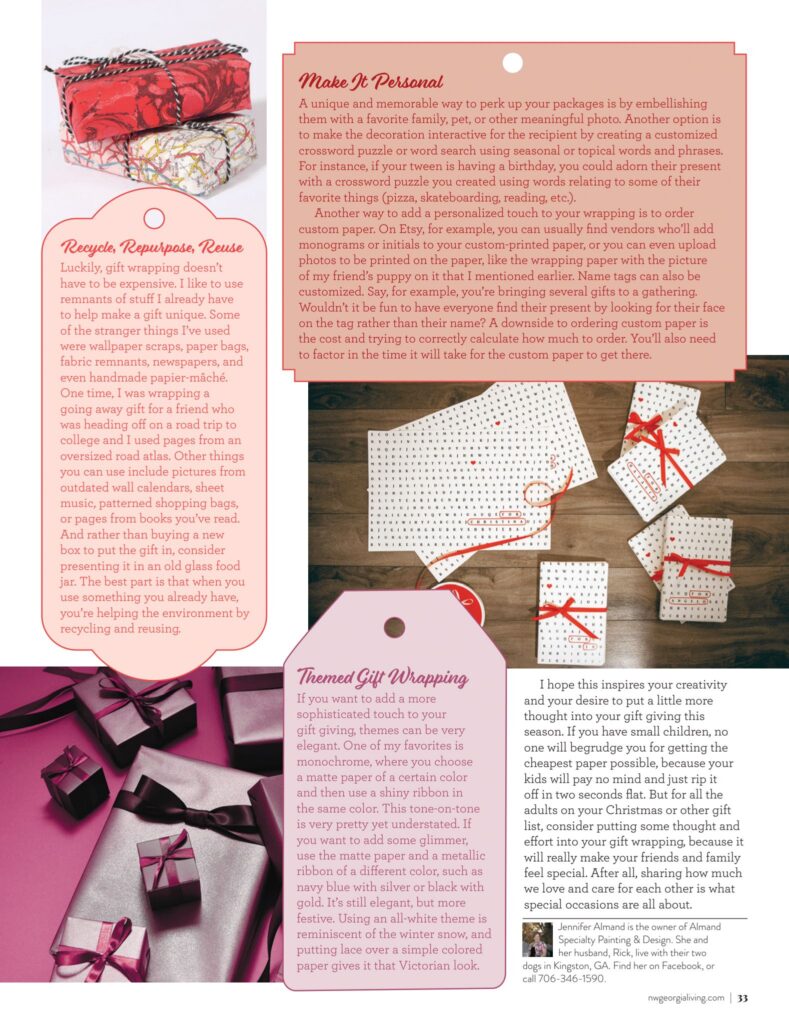 The Lost Art of Gift Wrapping by Jennifer Almand